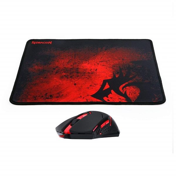 Redragon 2in1 Gaming Combo - Mouse &amp; Mouse Pad (Black)