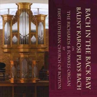 Balint Karosi - Bach In The Back Bay (CD)
