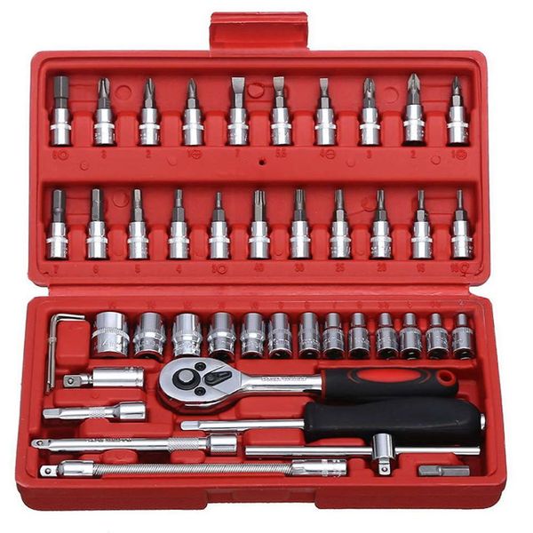 Socket Set 1/4" Drive - 46 Piece