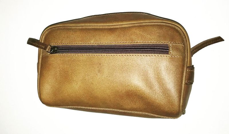 Leather Toiletry Bag