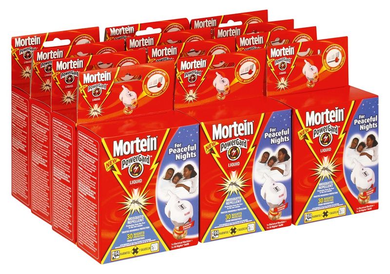Mortein 12 x 28ml, Mosquito Repellent, 30 Night Liquid, Complete