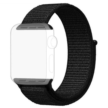 Black Strap Band for Apple watch 42 44mm Series 1 7 PiFit