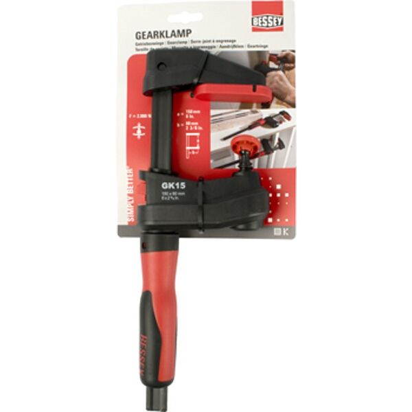 Bessey Gearclamp Gk 150mmx60mm