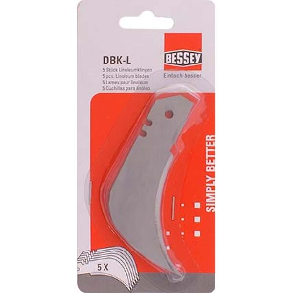 Bessey Linoleum Blades For Bs Dbkph Foldinf &amp; Utility Knife 5Piece