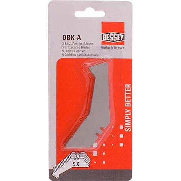 Bessey Scoring Blades For Bs Dbkph Foldinf &amp; Utility Knife 5Piece