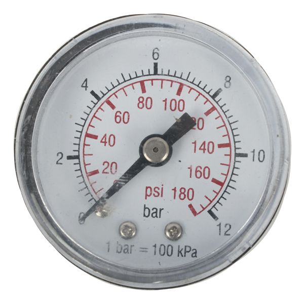Gav Pressure Gauge 40mm 1/8 Rear Packaged