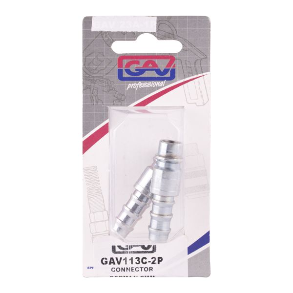 Gav Connector German 8mm Hose 2 Packaged