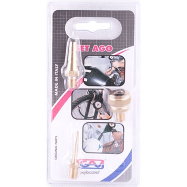 Gav Inflating Set For Balls Schrader To Presta Valves &amp; Inflatables