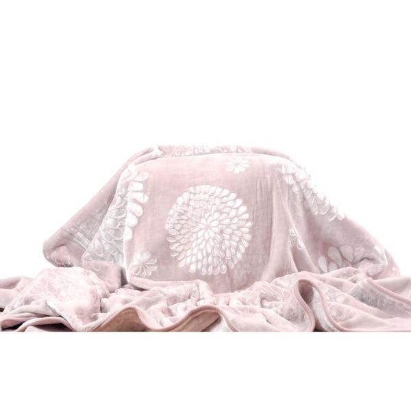 Pure Mink Blanket - Salmon Pink