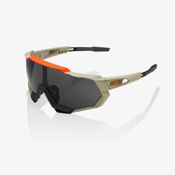 100%Speedtrap - Soft Tact Quicksand - Smoke Lens