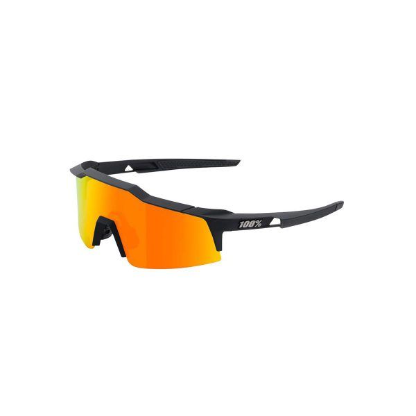 100% Speedcraft SL - Soft Tact Black - HiPER Red Multilayer Mirror Lens