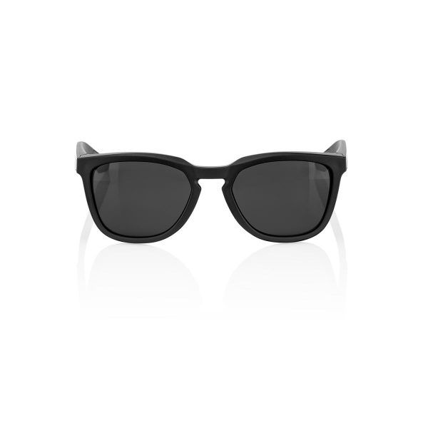 100% Hudson - Soft Tact Black - Smoke Lens