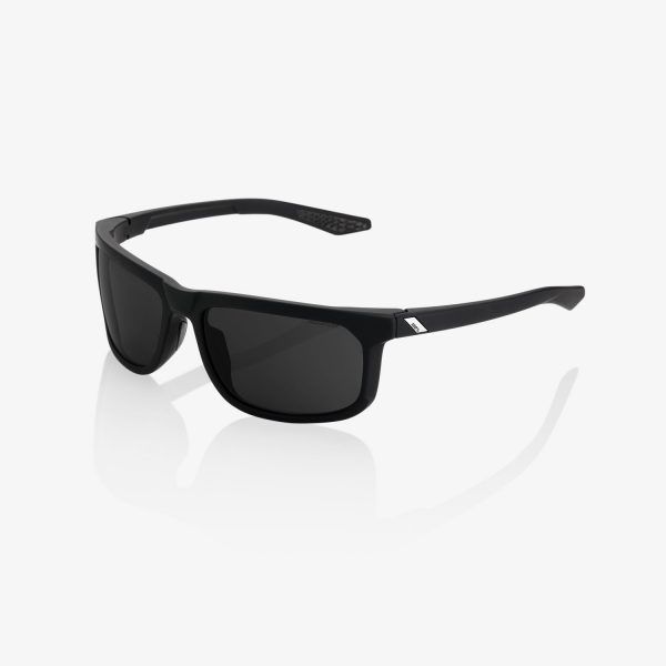 100% Hakan - Soft Tact Black - Grey PEAKPOLAR Lens