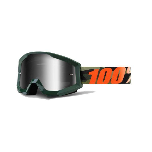 100% Strata Goggle - Huntsitan - Mirror Silver Lens