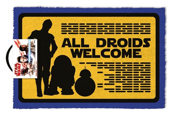 Star Wars: All Droids Welcome Door Mat (Parallel Import)