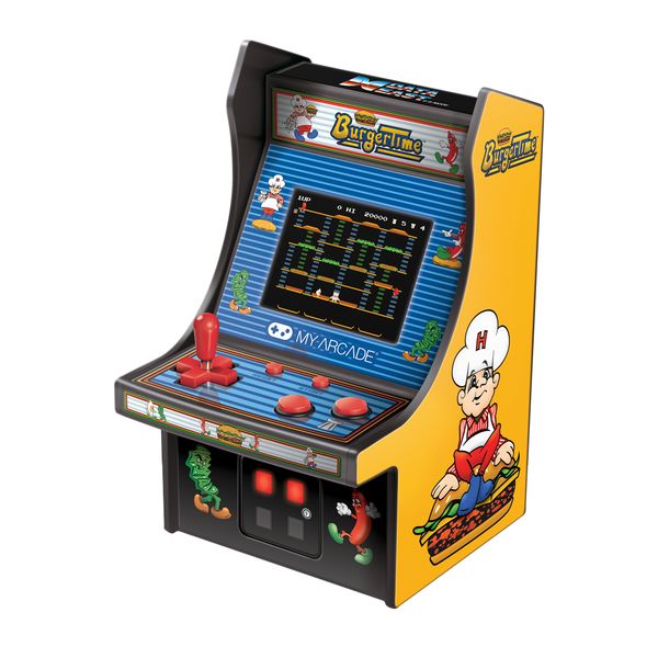 6 My Arcade Burger Time Micro Arcade Machine (Parallel Import)