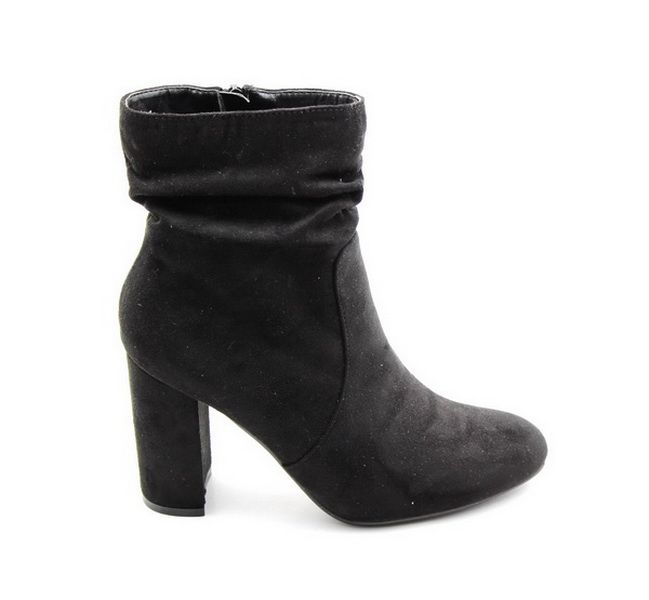 Lamara'S Belmaan Block Heel Ankle Boot Black