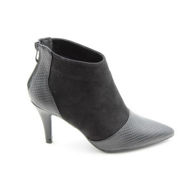 Lamara Viper High Heel Ankle Boot Black