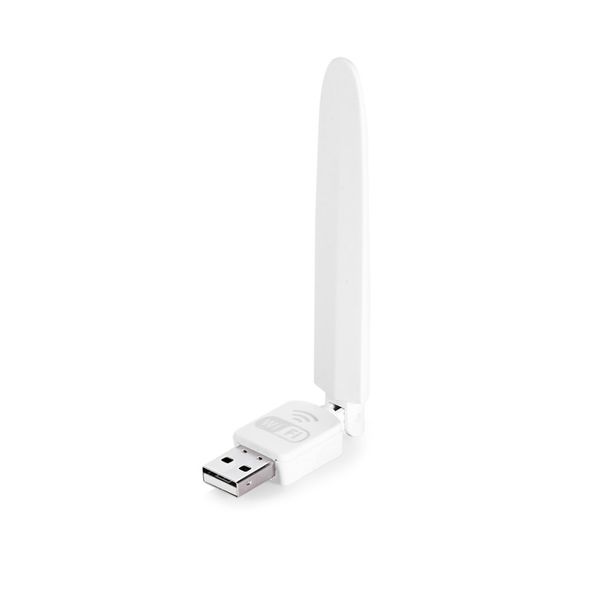 USB Wireless WiFi Adapter Receiver With 3dbi Antenna - 150Mbps - Black