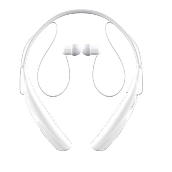 Wireless Sport Neckband Headphone with Microphone - Black