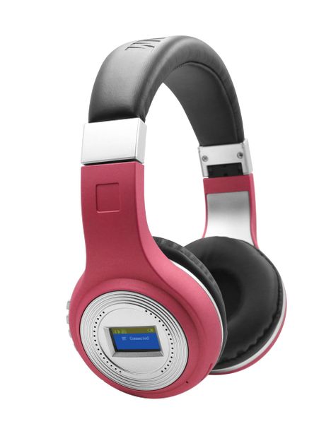 Bluetooth Wireless Stereo Headphone with FM Radio and Microphone - Black