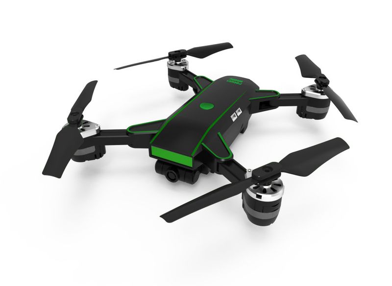 Smart Drone Quadcopter with 720P HD Camera - Black