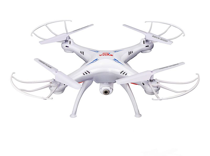 Syma X5SW Smart Drone with HD Camera &amp; Real-time Live Viewing - White