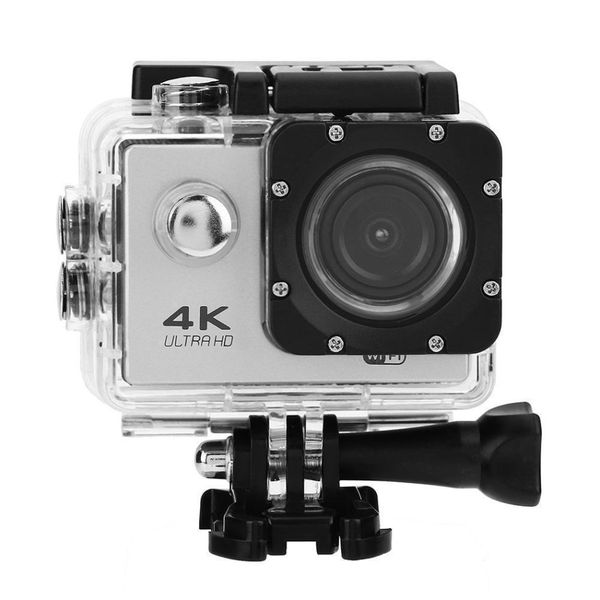 Ultra HD 4K Waterproof Sports Action Camera Camcorder - Silver