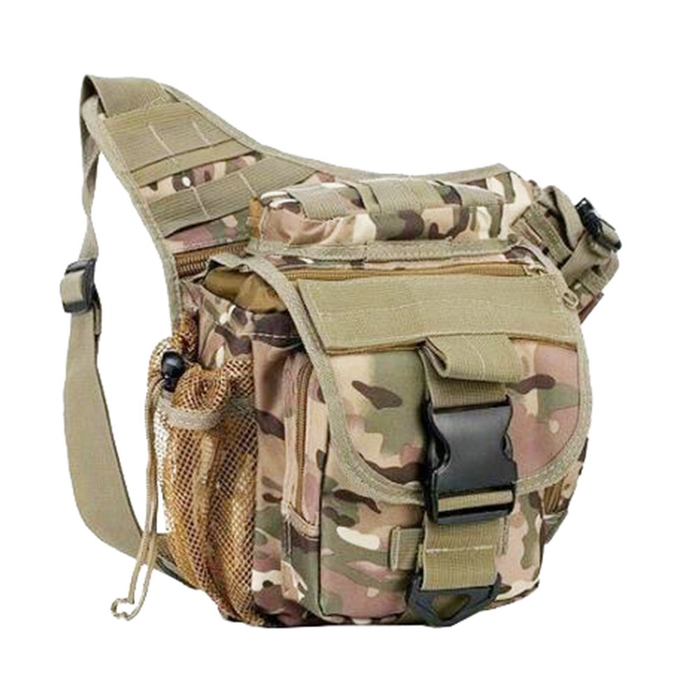 Multi-functional Tactical Messenger Shoulder Bag - CP Camo | Shop Today ...