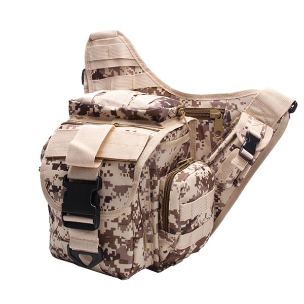 Multi-Functional Tactical Messenger Shoulder Bag - Desert Digital