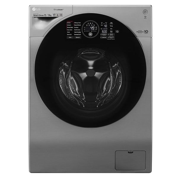 LG 12/8kg Silver Washer Dryer - FH6G1BCHK6N