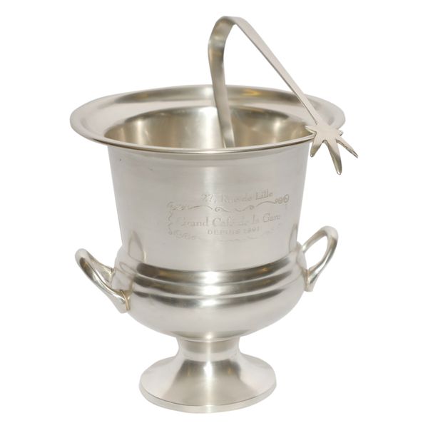 Ice Bucket with Tongs