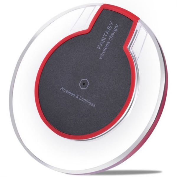 Wireless Qi Charger for Mobile Cell Phones - Black