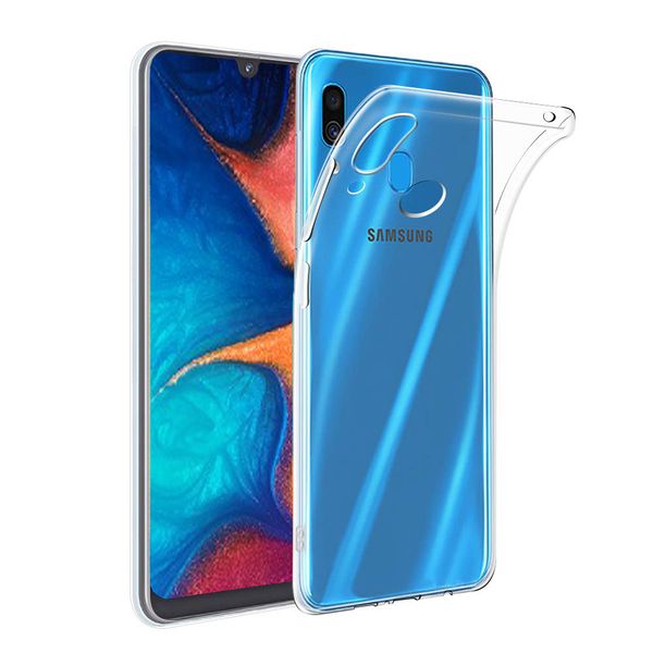 Slim Fit Protective Clear Case for Samsung Galaxy A20