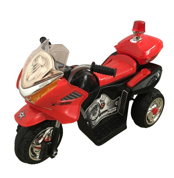 Battery Powered Ride-on Motorcycle Motorbike - Black