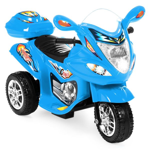 Battery Powered Ride-on Motorcycle Motorbike - Blue
