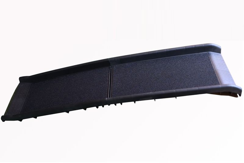 Folded Plastic Dog Ramp