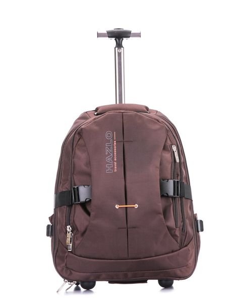 Hazlo Trolley Backpack Bag For Laptops up to 18" - Brown