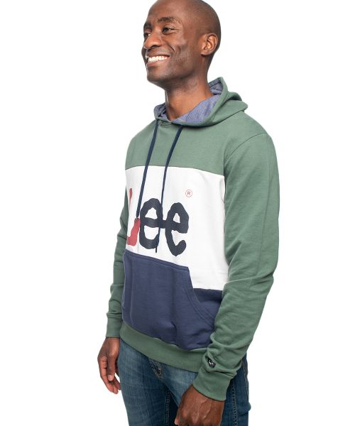 Lee,3 Tier Hoody-Green
