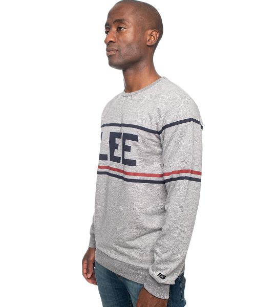 Lee Stripe Logo Sweat-Navy