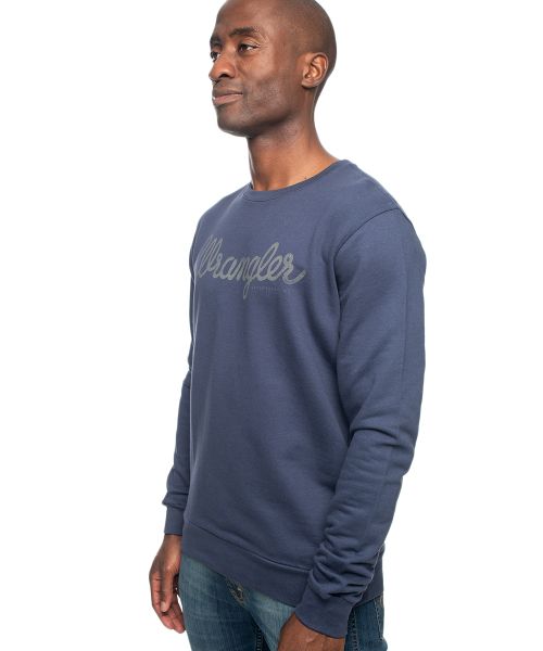 Wrangler Men's Wrusted Crew-Neck Sweat T-Shirt