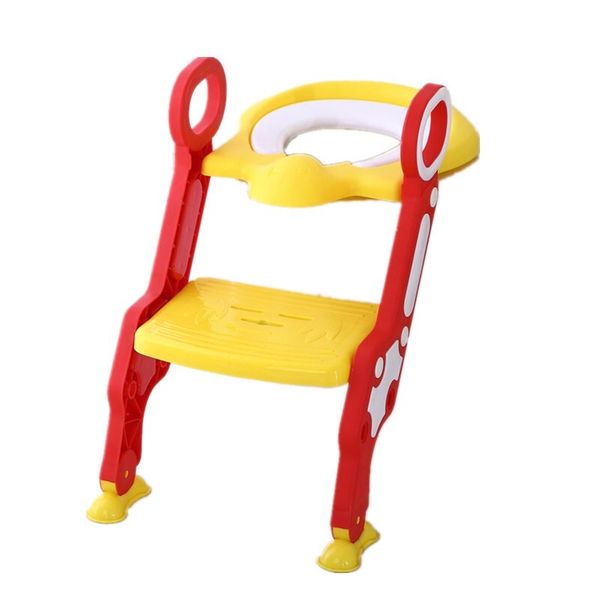Gggles Padded Toilet Ladder Chair - Rose Red