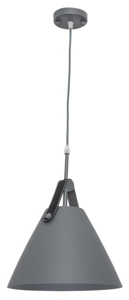 Bright Star Lighting - Metal Pendant with Leather Strap