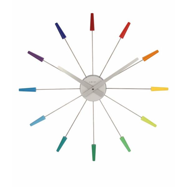 NeXtime 58cm Plug Inn Pointed Wall Clock - Designed by Frits Vink