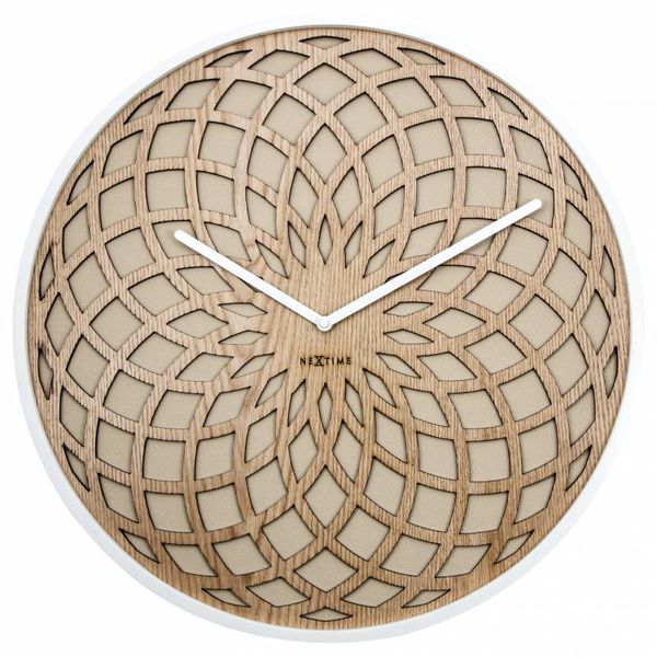 NeXtime 50cm Sun Big Round Wall Clock - Designed by Jette Scheib