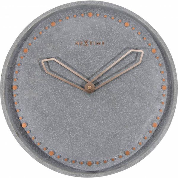 NeXtime 35cm Cross Polyresin Wall Clock - Designed by Chantal Drenthe