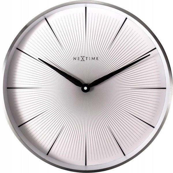 NeXtime 40cm 2 Seconds White Wall Clock - Designed by Deal Design