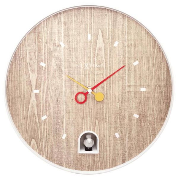 NeXtime 30cm Nightingale ABS Round Wall Clock