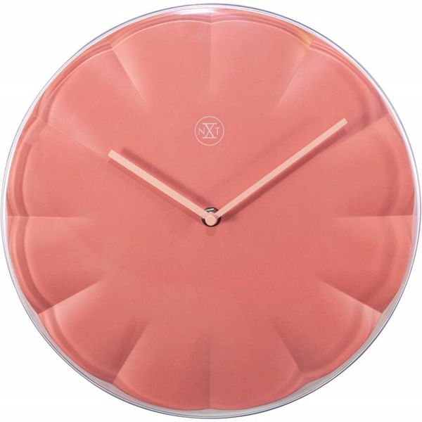 NeXtime 29,5cm Step Movement Plastic Round Wall Clock