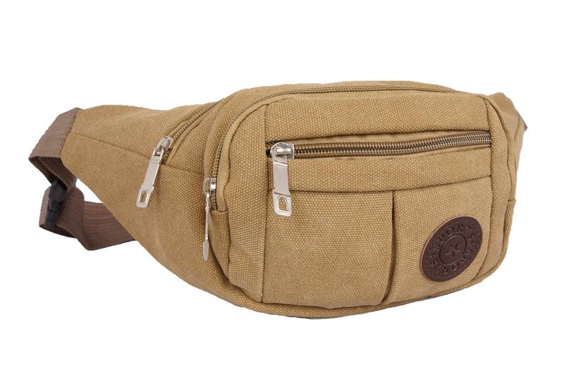 Spirit Canvas Moon Bag Fanny Pack- Khaki
